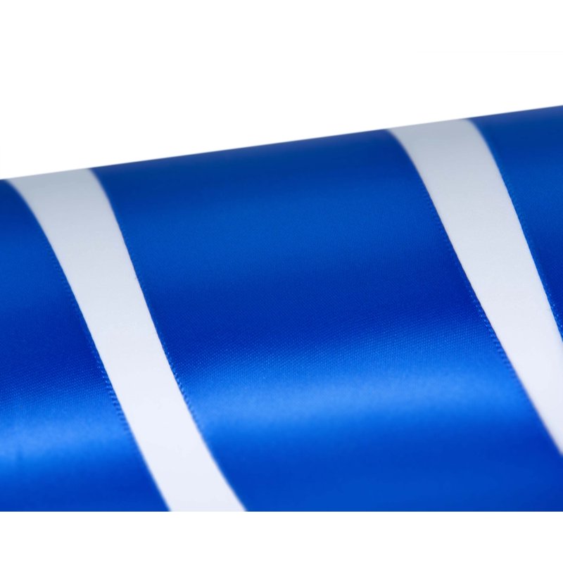 (2 Pack) Offray Royal Blue Satin Ribbon - 2 1/4 Inch Single Face Polyester, 9 Feet
