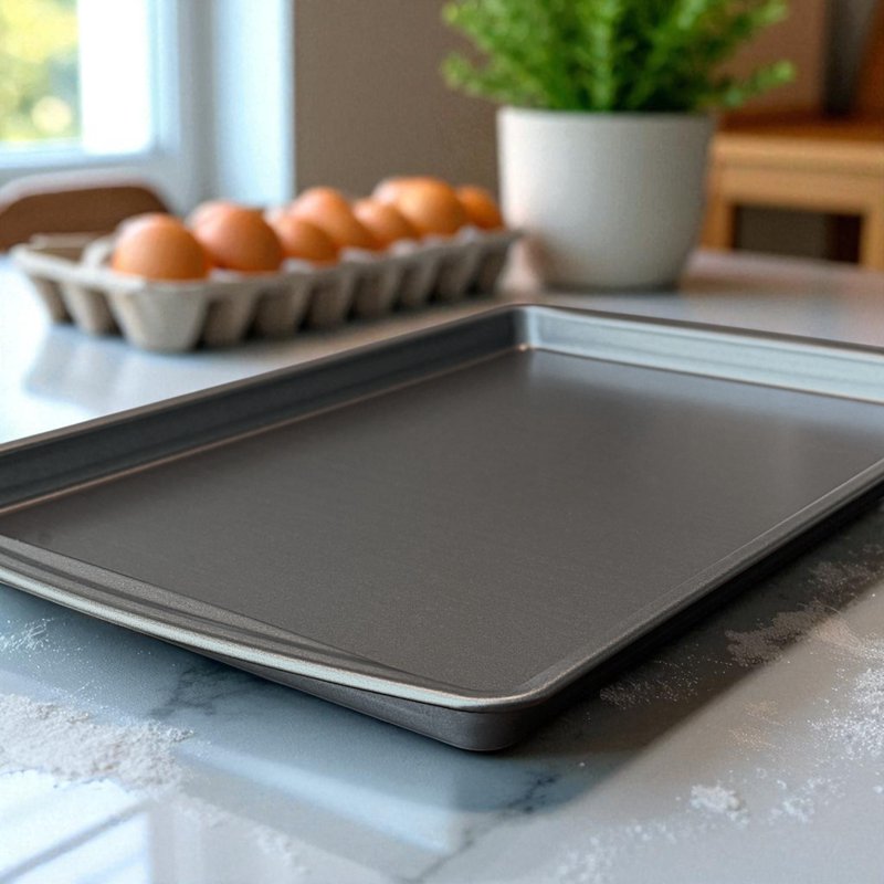 Large Nonstick Cookie & Baking Sheets - 4 Pack, 11" x 17"