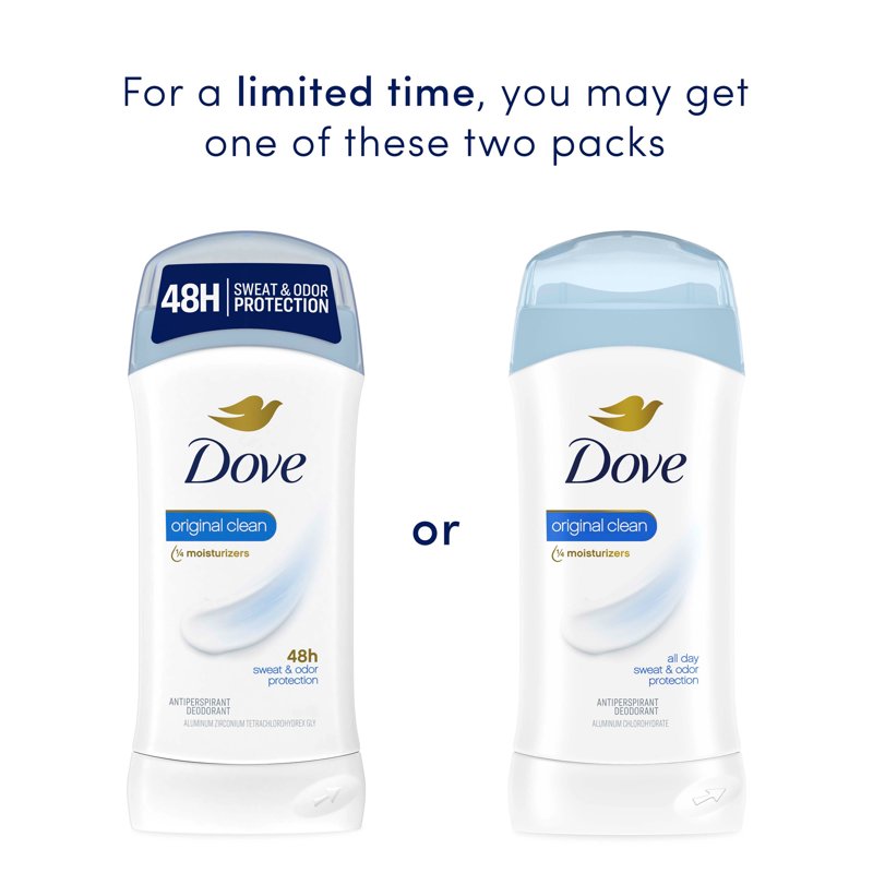 Invisible Solid Antiperspirant Deodorant for Women, Original Clean, 2.6 oz