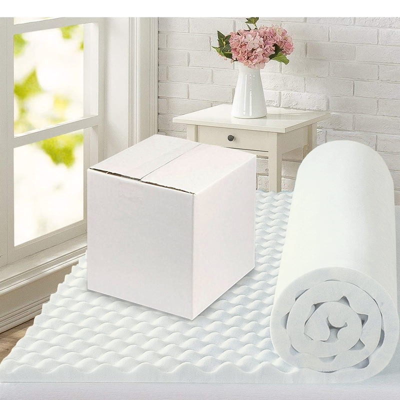 Twin 3-Inch Convoluted Egg Shell Foam Mattress Topper - Continental Sleep