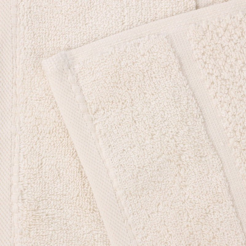 Ivory Bath Towel Set - 2 Pack Medium Weight, Ultra Absorbent Towels - Superior Mile