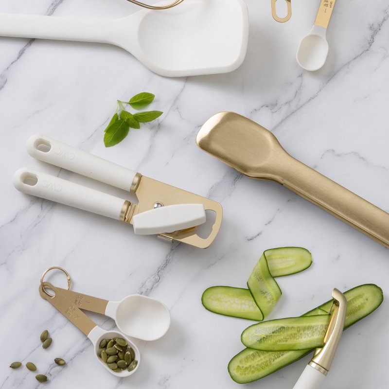 15-Piece Kitchen Utensil Set with Bamboo Caddy