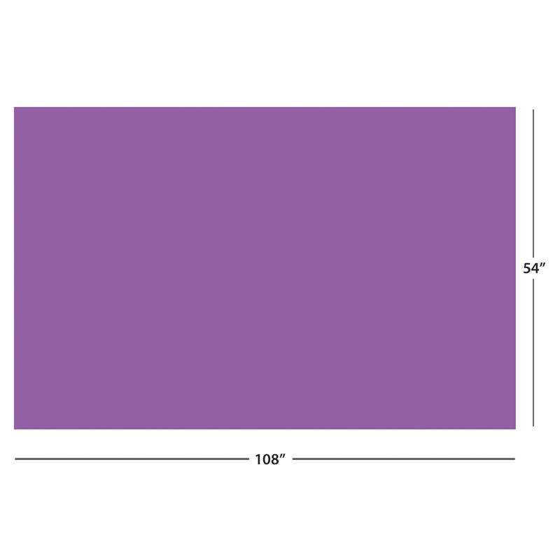 Purple Rectangular Plastic Table Cover 54x108 Inches for Events & Parties