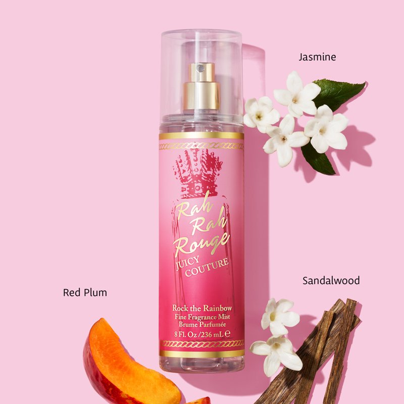 Rah Rah Rouge Body Mist Spray - Fruity Floral Fragrance for Women