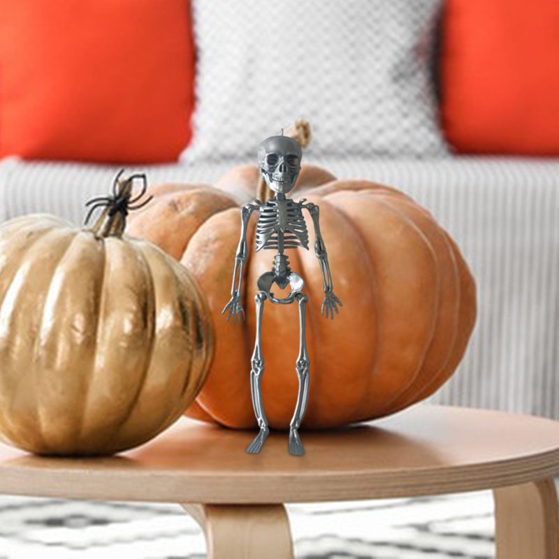 Halloween Skeleton Decorations - 11.5 Inch Prankster Skeleton Model, Room & Venue Props B
