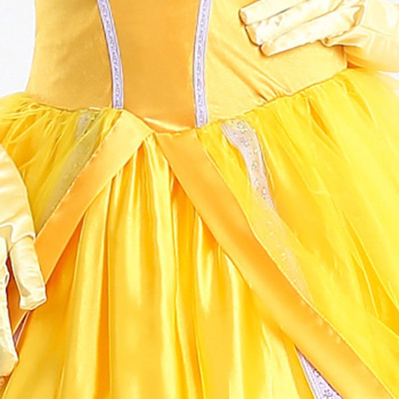 Women’s Yellow Off-Shoulder Princess Ball Gown Costume - M Variation