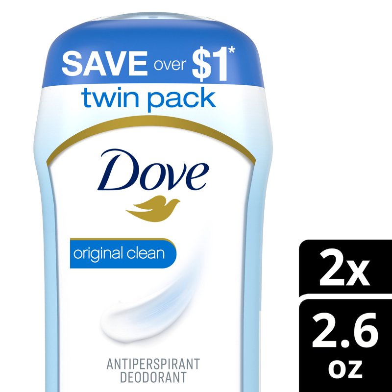 Invisible Solid Antiperspirant Deodorant for Women, Original Clean, 2.6 oz