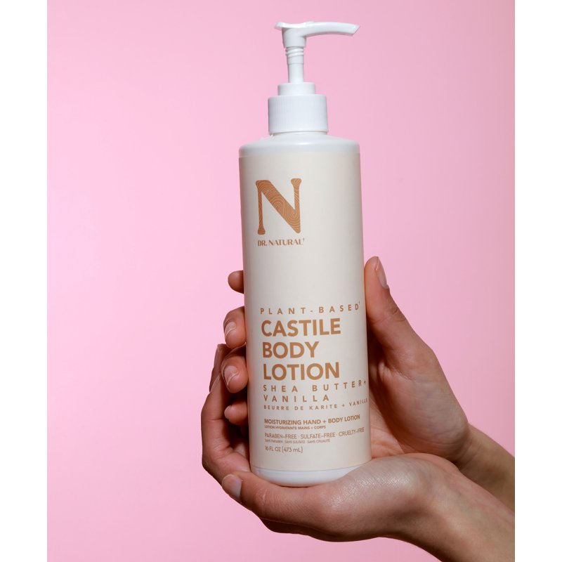 Shea Butter & Vanilla Castile Body Lotion - Natural Moisturizing Formula