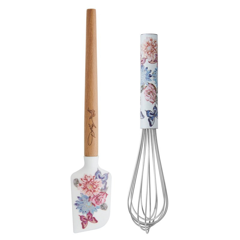 Rose Spatula and Whisk Set - Mosaic Design Kitchen Tools