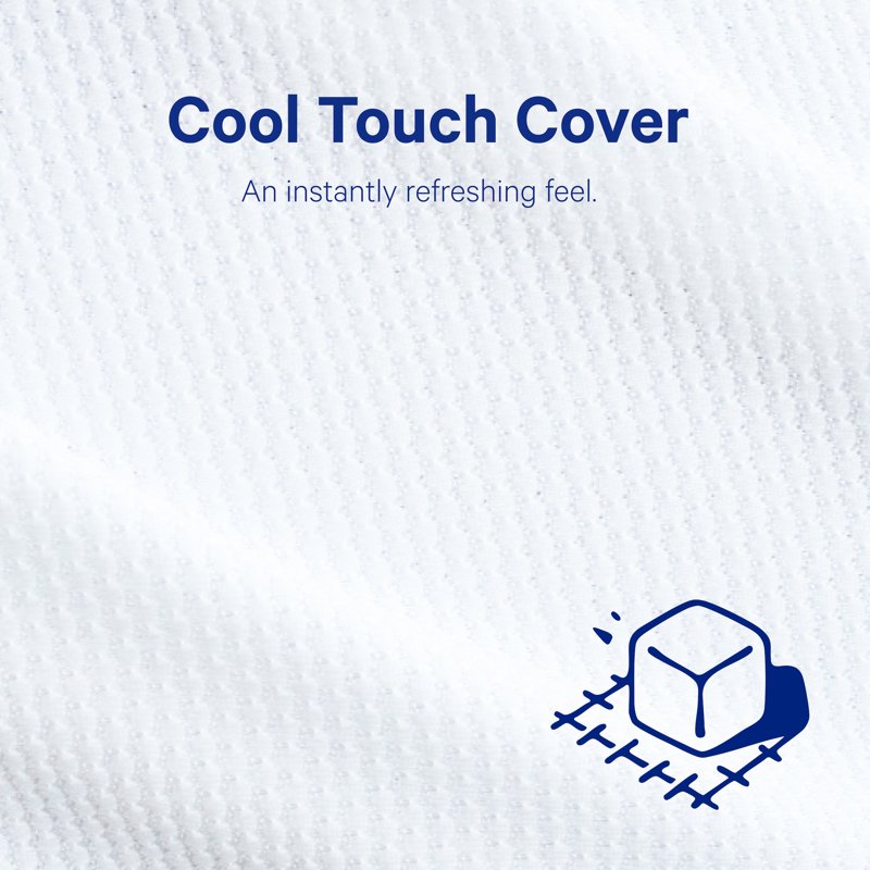 (4 Pack) Cooling Pillow for Sleep - Standard Size, Medium Profile, Fluffy & Supportive