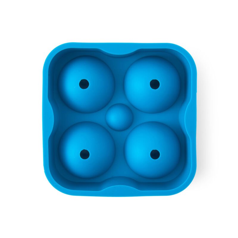 Large Silicone Ice Sphere Mold - Makes 4 Slow-Melting Spheres
