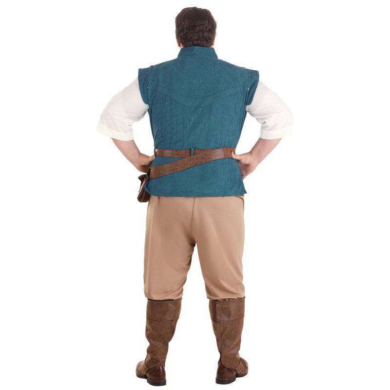 Men's Plus Size Tangled Flynn Rider Costume 2X Rapunzel Prince