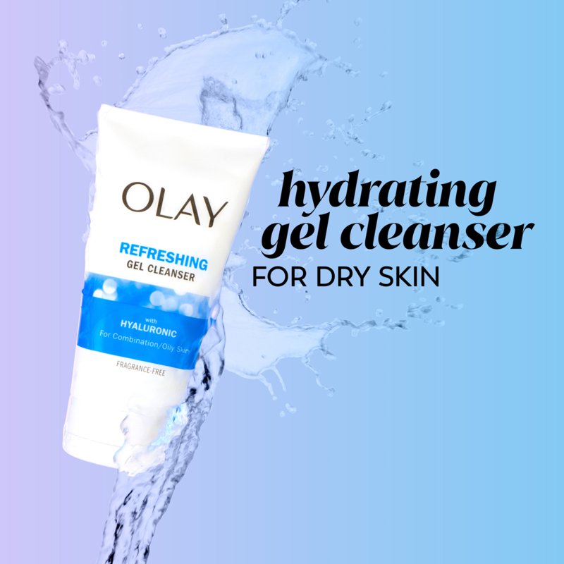 Hyaluronic + Peptide 24 Revitalizing Gel Face Wash, Fragrance-Free, 5 oz