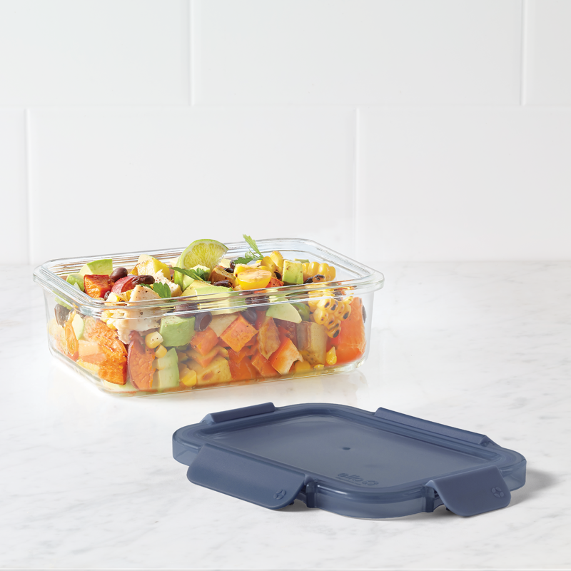 10pc Glass Meal Prep Set with BPA-Free Lids - 3.4 Cups