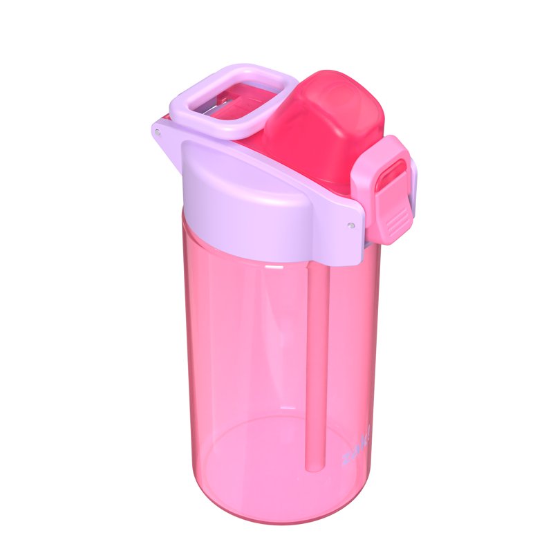 16oz Pink Jubilation Water Bottle - Durable & Leakproof