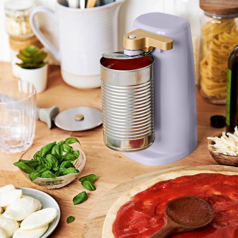 Electric Can Opener - Easy-Prep with Auto-Turn, Lavender