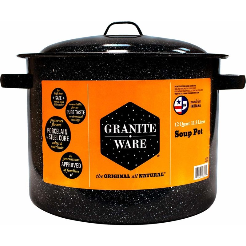 12 Quart Nonstick Stock Pot with Lid - Ideal for Soups & Stews
