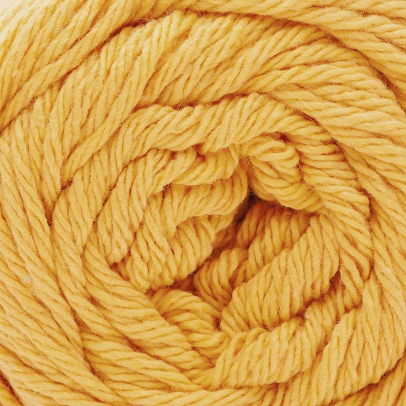 (3 Pack) Peaches & Creme Solid Medium Cotton Yarn - Gold, 120 Yards, Variation of THIS listing
