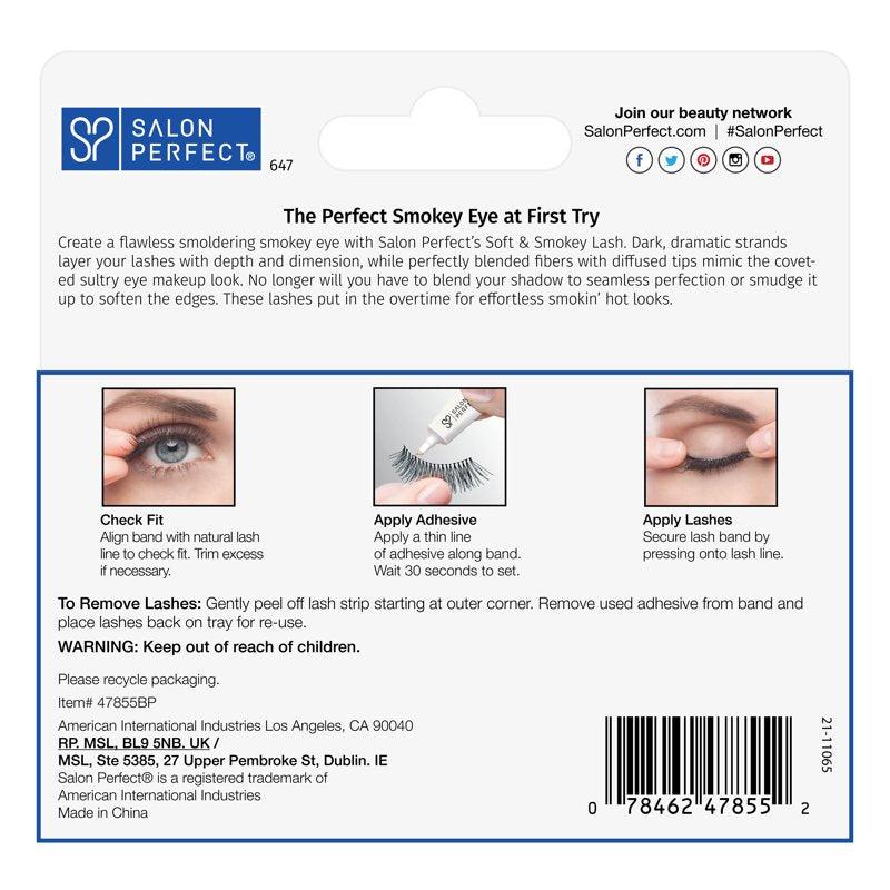 Soft & Smokey False Eyelashes - 2 Pairs for Dramatic Looks
