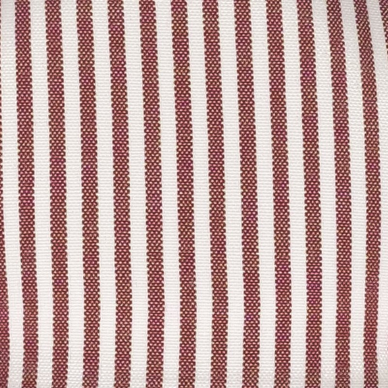 U-Shaped Memory Foam Chair Pad 6-Pack - Burgundy Pinstripe