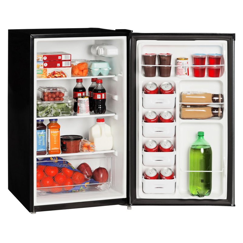 4.4 Cu Ft Compact Refrigerator - Single Door Mini Fridge with Crisper