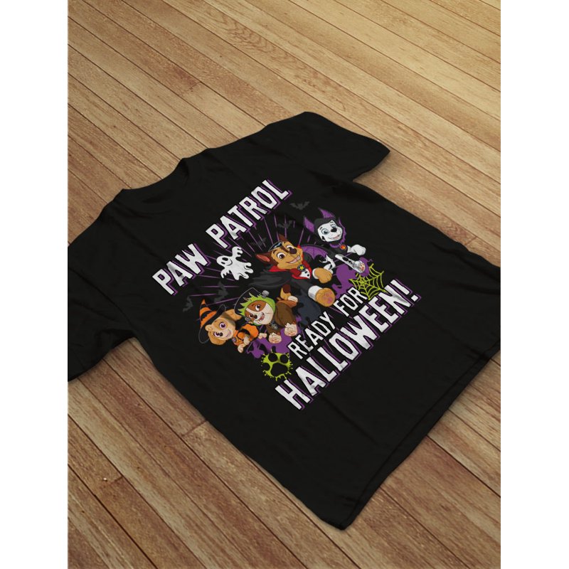 Toddler Paw Patrol Halloween T-Shirt - Nickelodeon Official Orange 3T