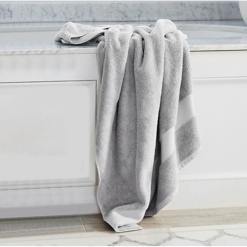 Light Gray 20-Piece Organic Cotton Towel Set - Plush, Quick Dry, Eco-Friendly