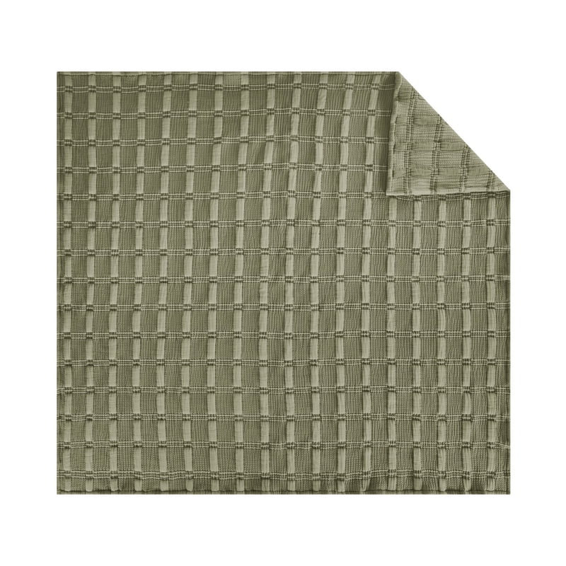Mainstays Cloud Matelasse Quilt - King, Bay Leaf Green, Lightweight Bedding
