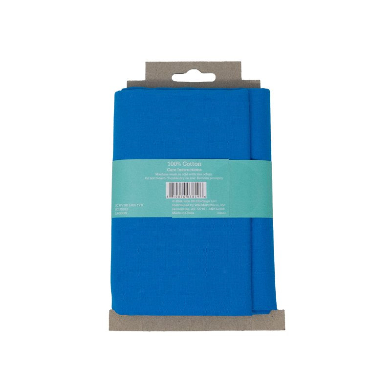 Solid Lagoon Cotton Fabric 5 Pack - 36x44 Inches for Quilting & Sewing