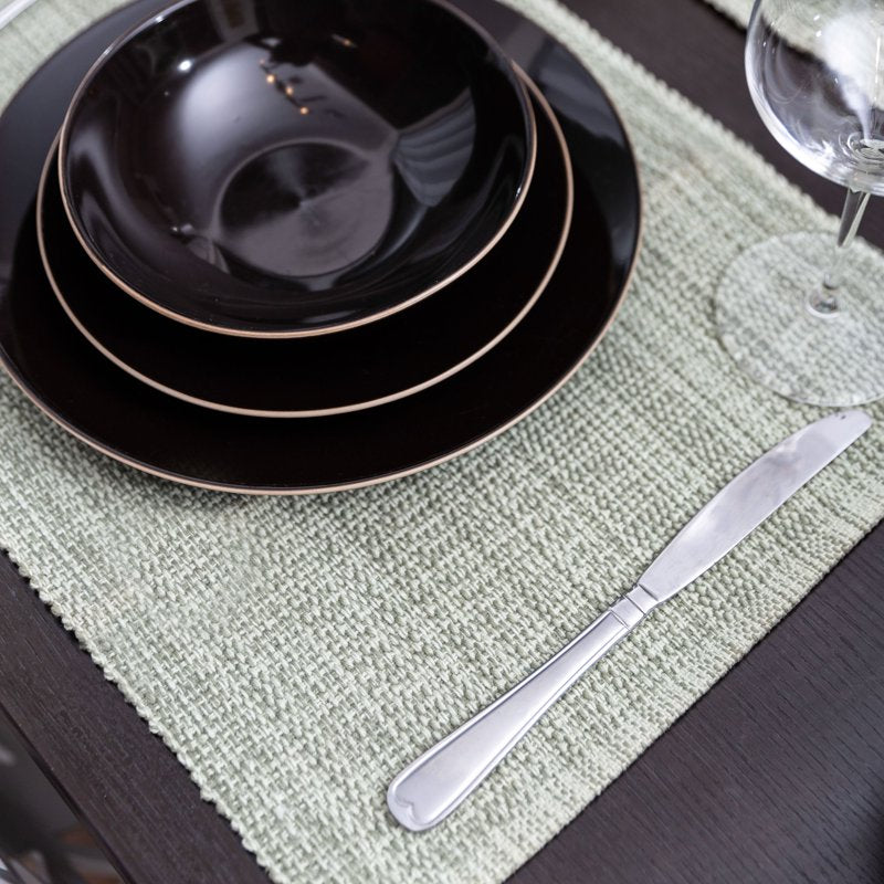 Classic Cotton Placemats - Green Set of 4