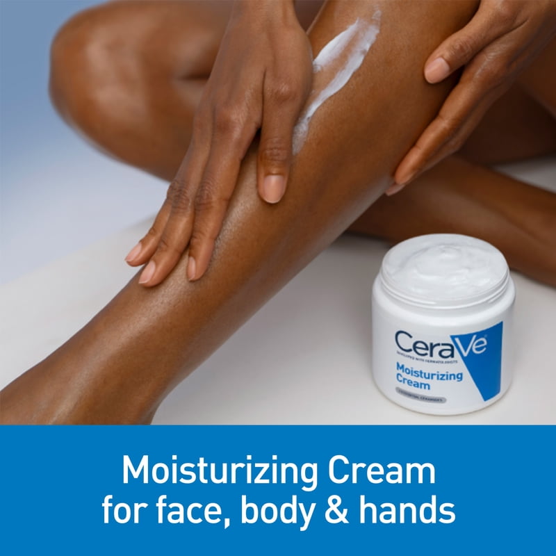 Moisturizing Cream for Face and Body - Hydrating Dry Skin Lotion, 8 fl oz