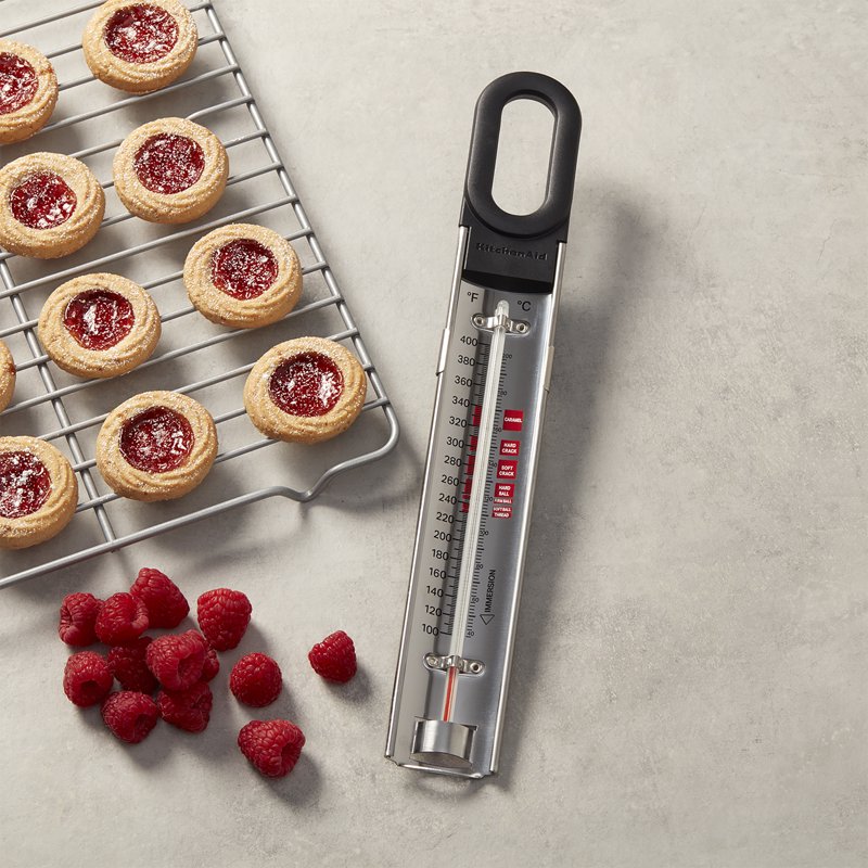 Curved Stainless Steel Paddle Candy and Deep Fry Thermometer