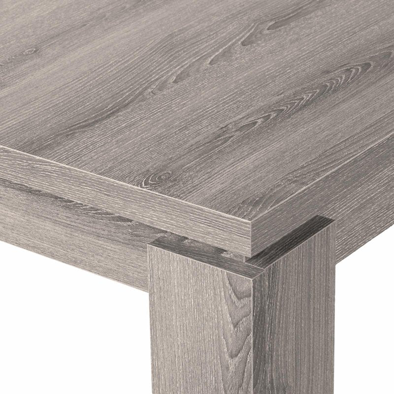 47.25" White Wood Dining Table - Contemporary Farmhouse Style