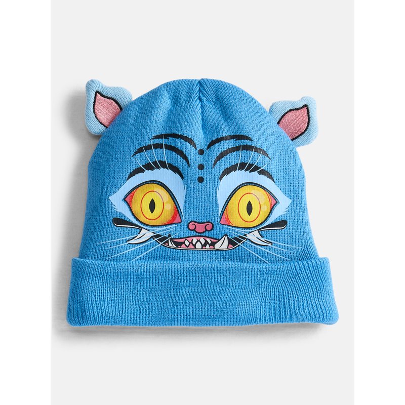 K Pop Demon Hunters Derpy Men’s Graphic Tee and Beanie Set - Blue S