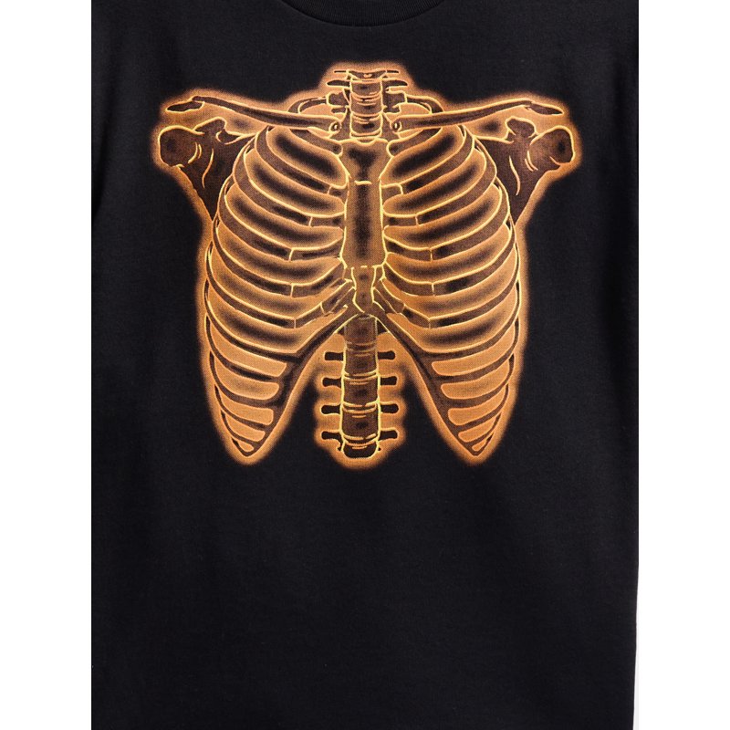 Halloween Boys Graphic T-Shirt with Short Sleeves - Black Soot, Size 10-12