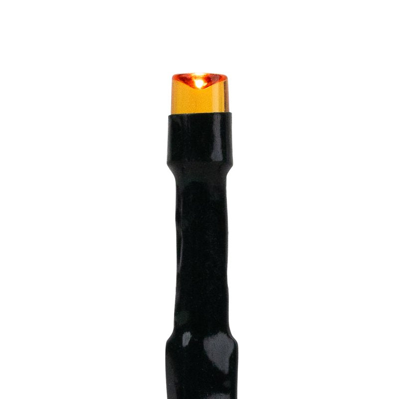 LED Halloween String Lights - 10 Feet Orange Battery-Operated Decor
