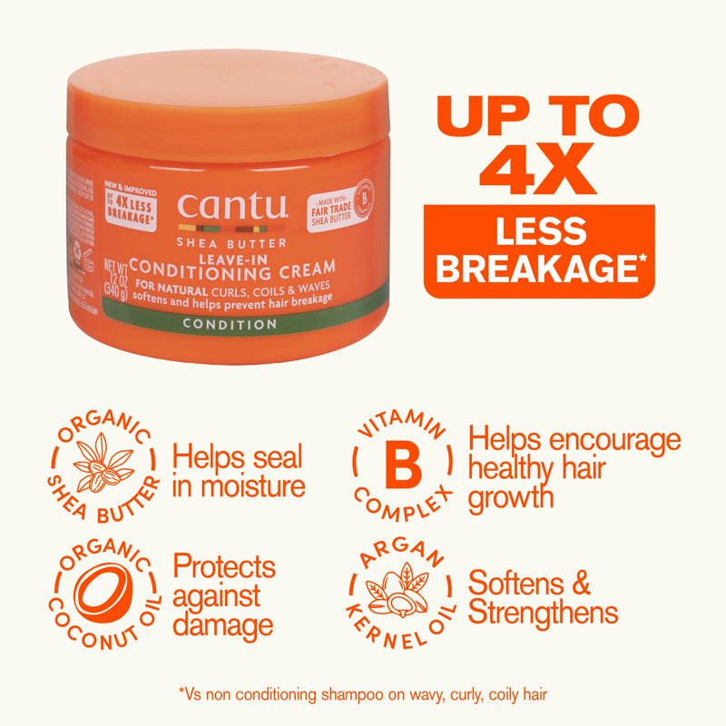Leave-In Conditioning Cream for Natural Hair - 12 oz