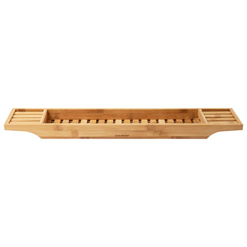 Bath Caddy Shower Organizer - Wooden Bathroom Accessory, Rayon Bamboo, Brown