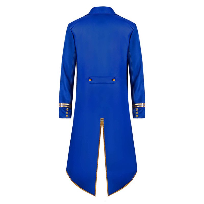 Men's Retro Tuxedo Jacket - Fall Halloween Costume, Blue, M - LYXSSBYX