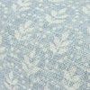 Blue 8x20 Inch Hydrangea Block Print Bolster Pillow by Drew Barrymore