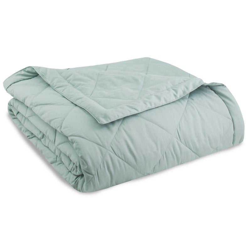 Serta Down Alternative Blanket - Seaglass Green Full/Queen Bedspread
