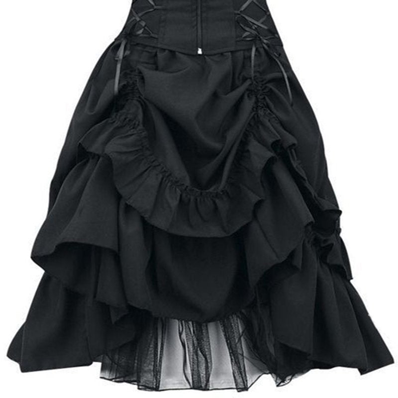 Gothic Dress for Women Renaissance Victorian Costume Halloween XL - Black & Halloween Costumes for Women Adult