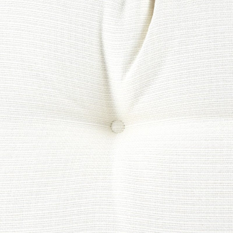 Non-Slip Tufted Omega Universal Bench Cushion - Ivory, 30"x14"x3"