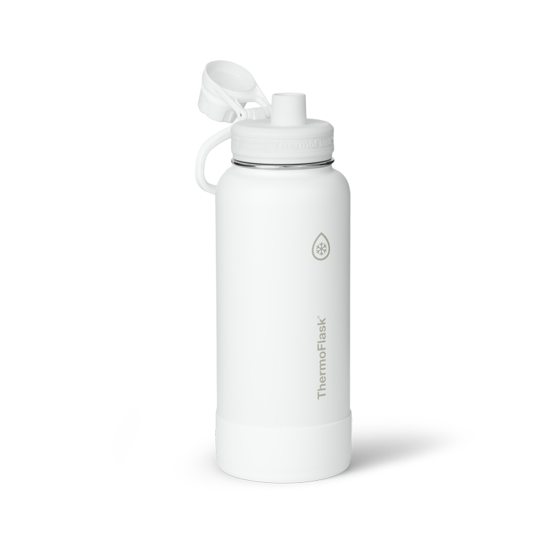 Insulated Stainless Steel Water Bottle - 32 oz, White