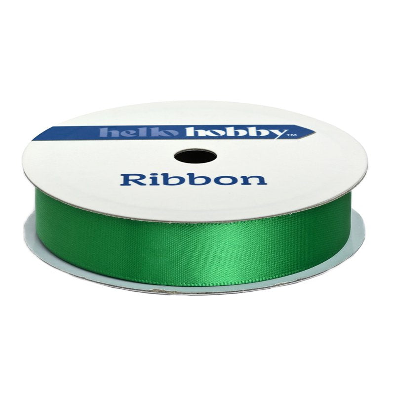 Satin Ribbon 5/8 Inch Emerald Green 6 Yards for Gift Wrapping Crafts