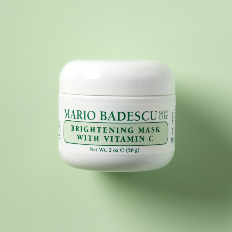 Brightening Facial Mask with Vitamin C - Antioxidant Clay Mask, 2 oz