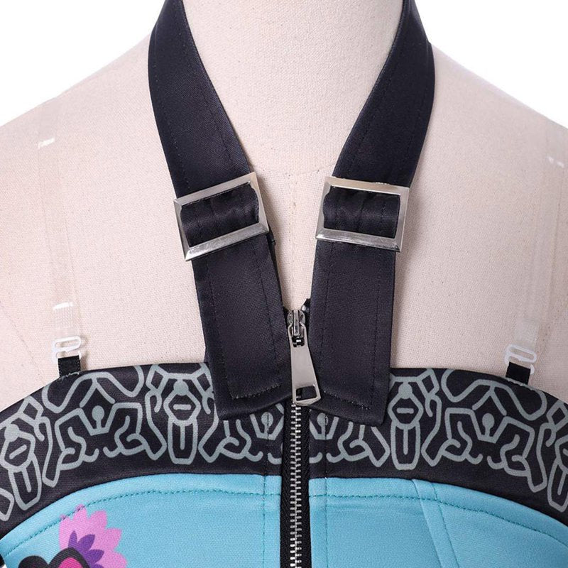 K-Pop Singer Costume A Women's Stage Outfit Set with Wig - M Variation