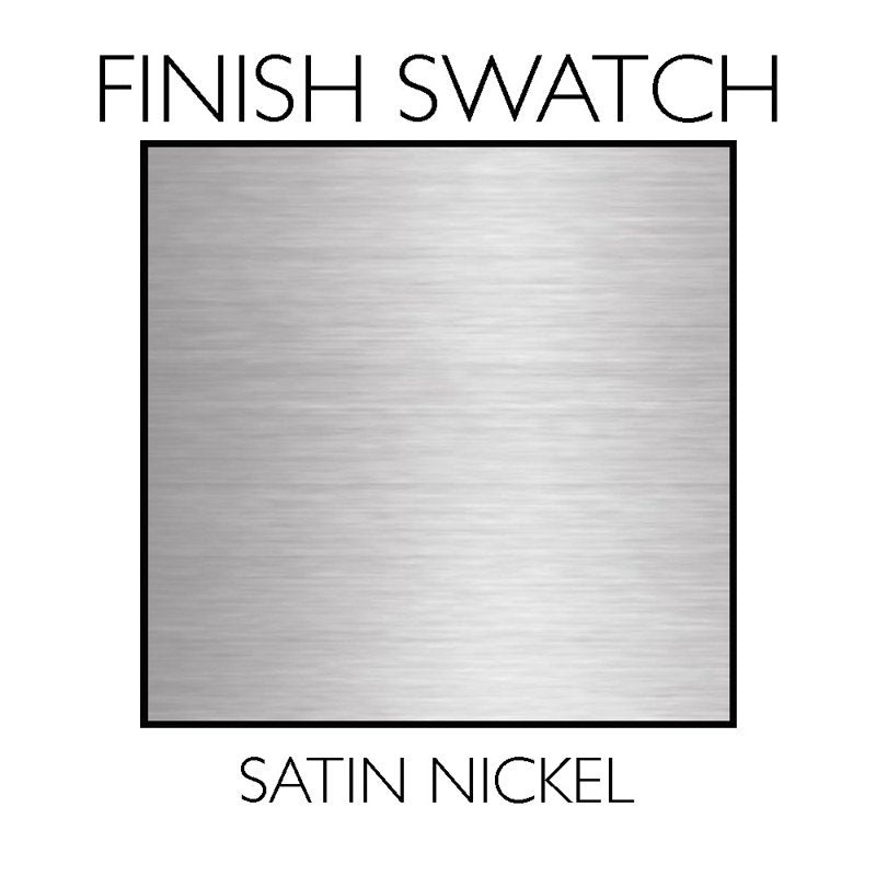 Wall Mounted Bathroom Towel Ring - Satin Nickel, 6-Inch, Classic Design with Concealed Mount