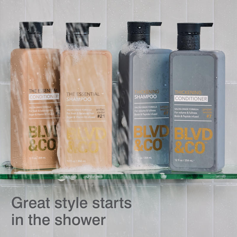 Men's Daily Essential Shampoo with Argan Oil & Vitamin B3 - 12 fl oz