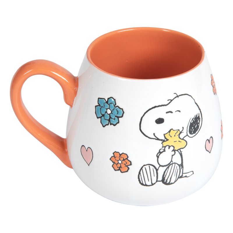 20oz Large Stoneware Mug - Peanuts Mother Baby (4 Pack)